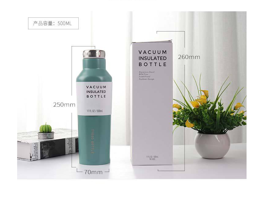 Square Motion Insulated Water Bottle (Thermal Cup) LadyShow.Store