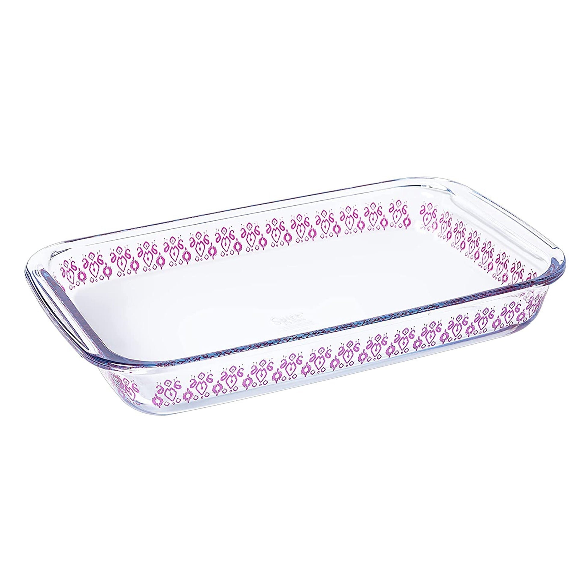 Spice By Tia Mowry 2.3 Quart Spicy Cloves Glass Rectangular Baker LuxuryLifeWay Online Store