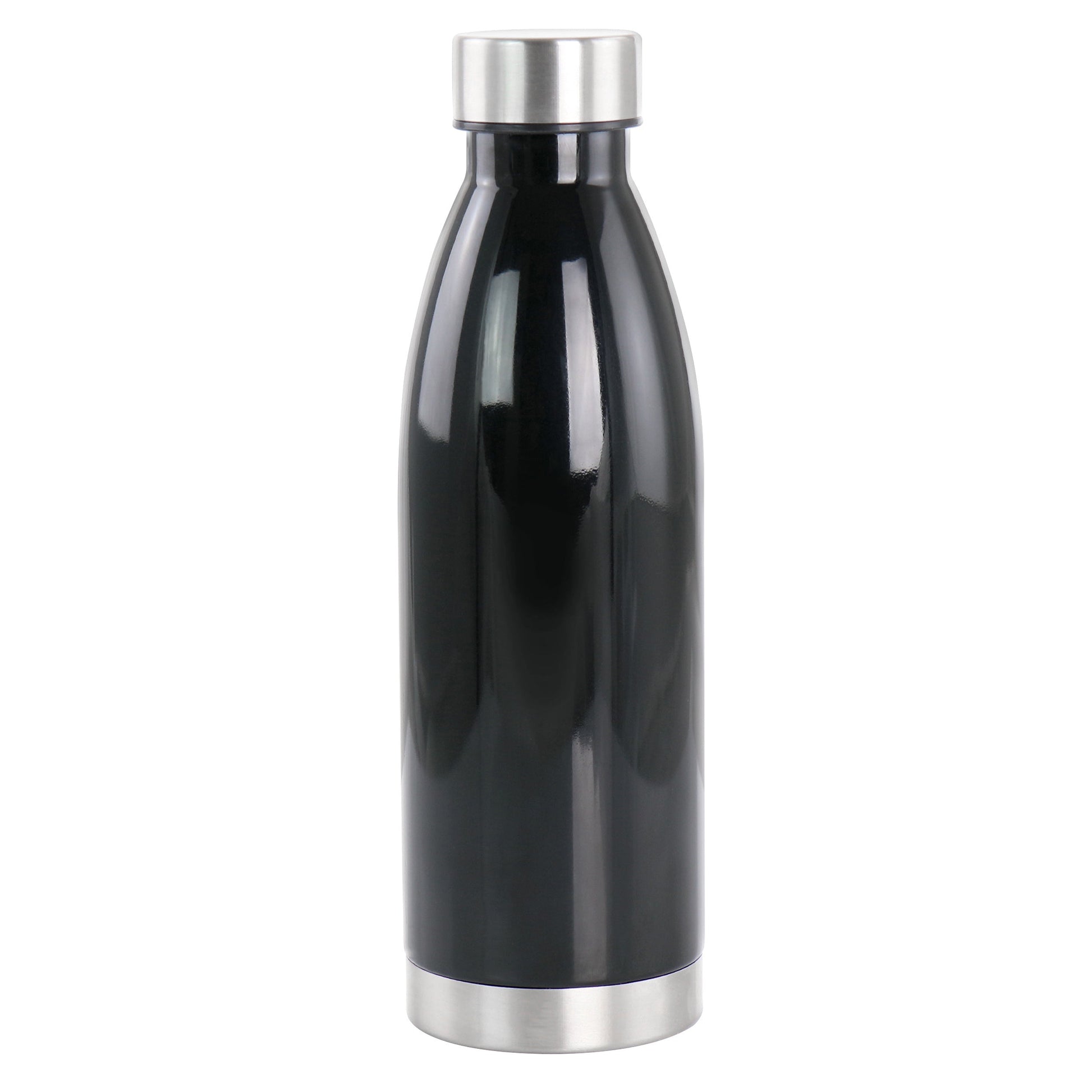 Gibson Home Dunneally 23 Ounce Plastic Water Bottle with Lid in Black LuxuryLifeWay Online Store