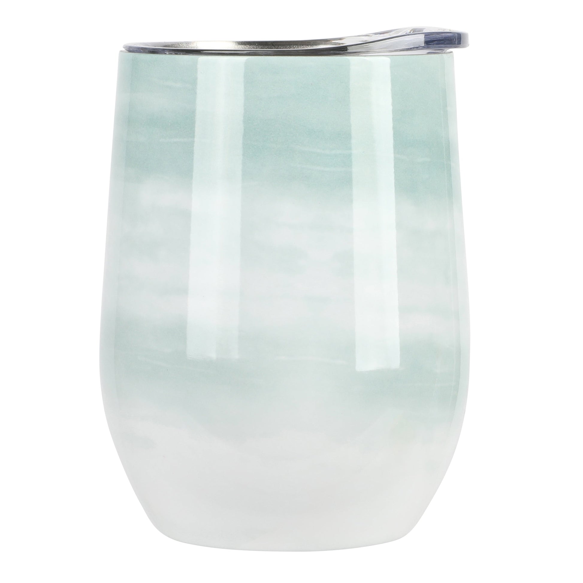 Gibson Home Brampton 12 Ounce Stainless Steel Thermal Stemless Wine Tumbler in Mint LuxuryLifeWay Online Store