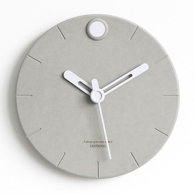 Simple creative wall clock PearlNestDecor.com