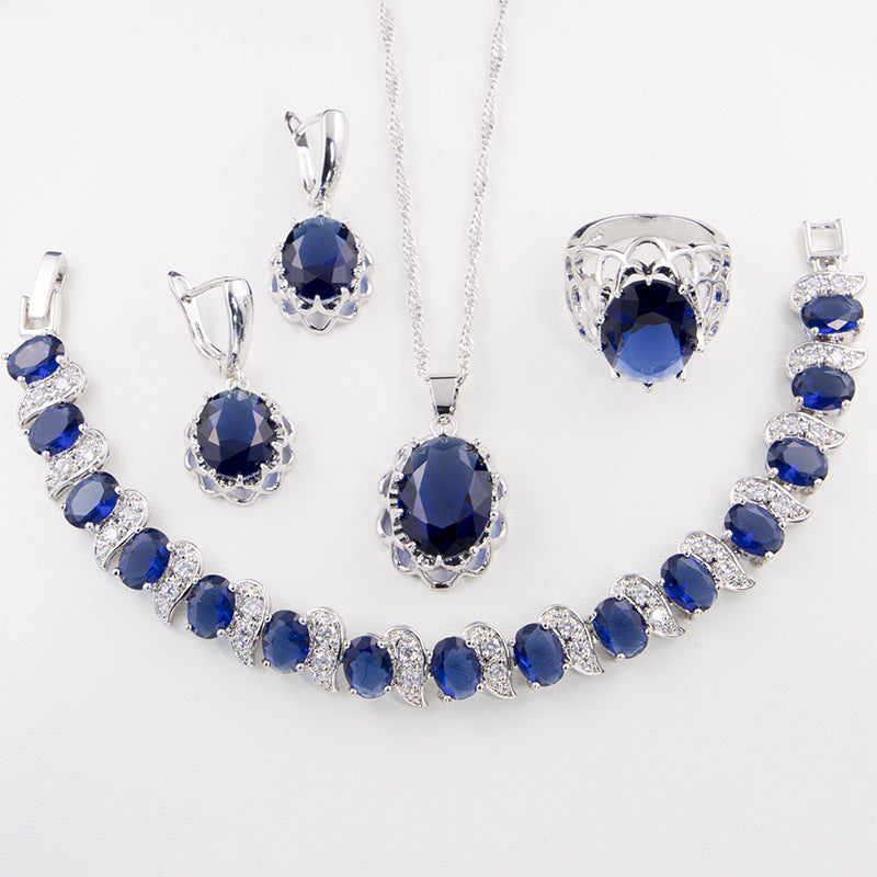 Flower basket earring set