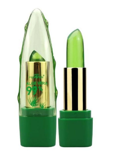 Aloe Vera Gel Color Changing Lipstick Gloss  Moisturizer Anti-drying Desalination Fine-grain Lip Blam Care LadyShow.Store