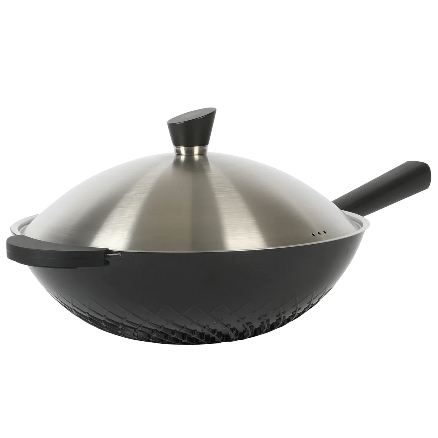 Kenmore Eugene 13 Inch Nonstick Cast Alumium Wok with Stainless Steel Lid LuxuryLifeWay Online Store
