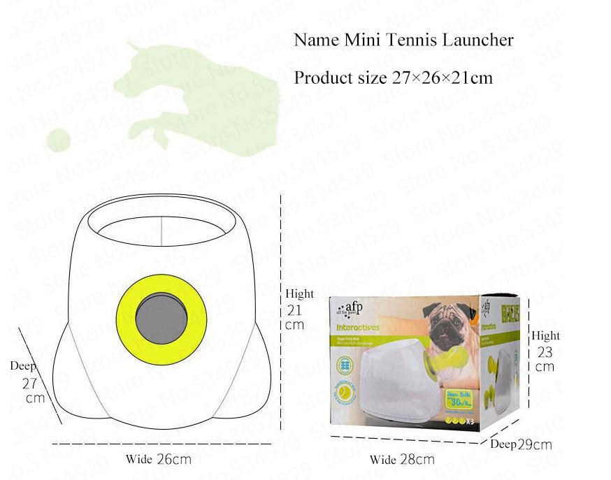 Dog Pet Automatic Interactive Ball Launcher Pets Fashion