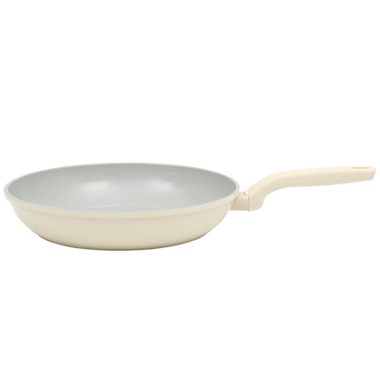 Gibson Home Barnsdall 12 Inch Nonstick Aluminum Frying Pan in Linen LuxuryLifeWay Online Store