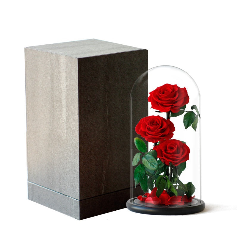 Double Preserved Flower Rose Valentine's Day Gift LadyShow.Store