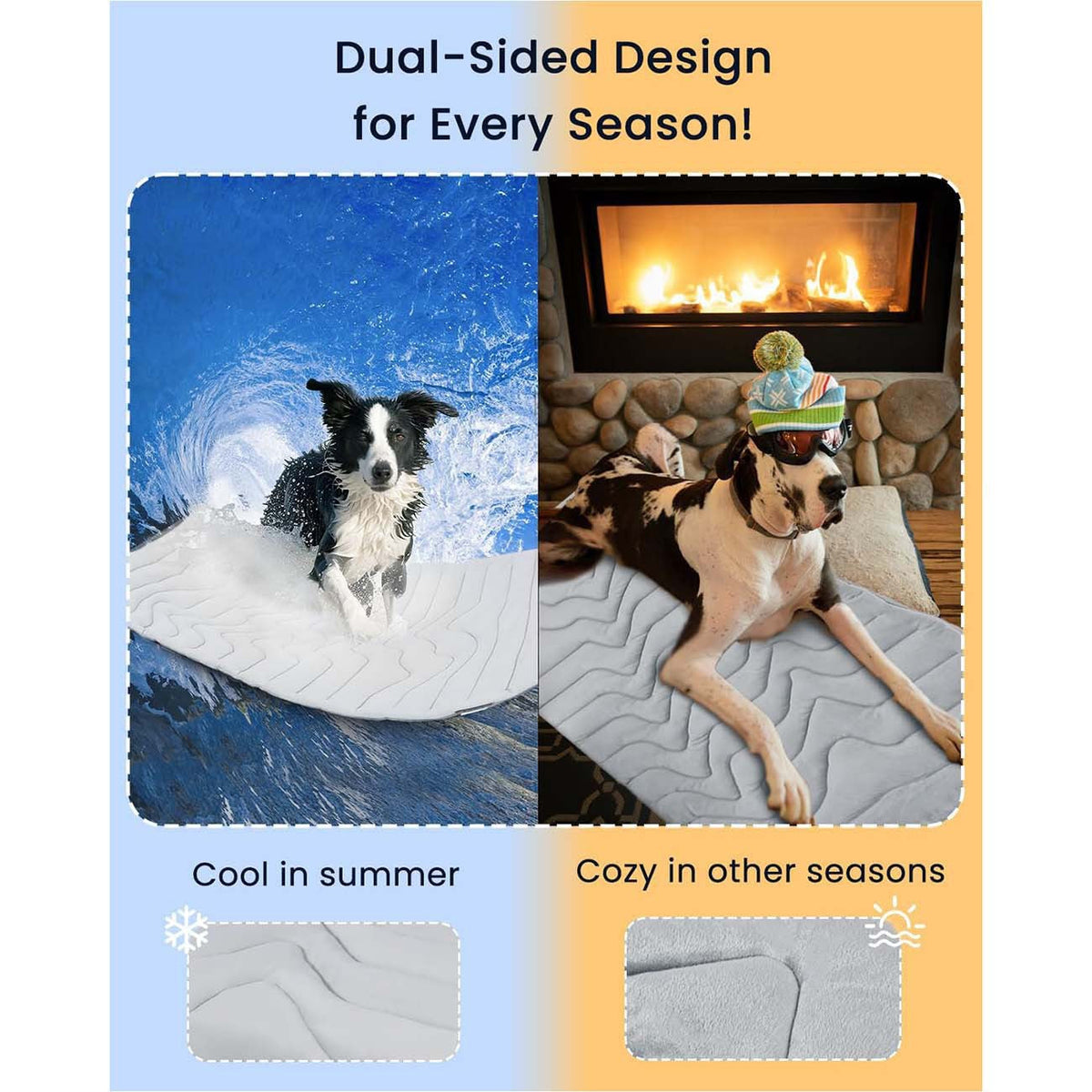 Pet Ice Pad Summer Dog Cat Cooling Pad Pets Fashion