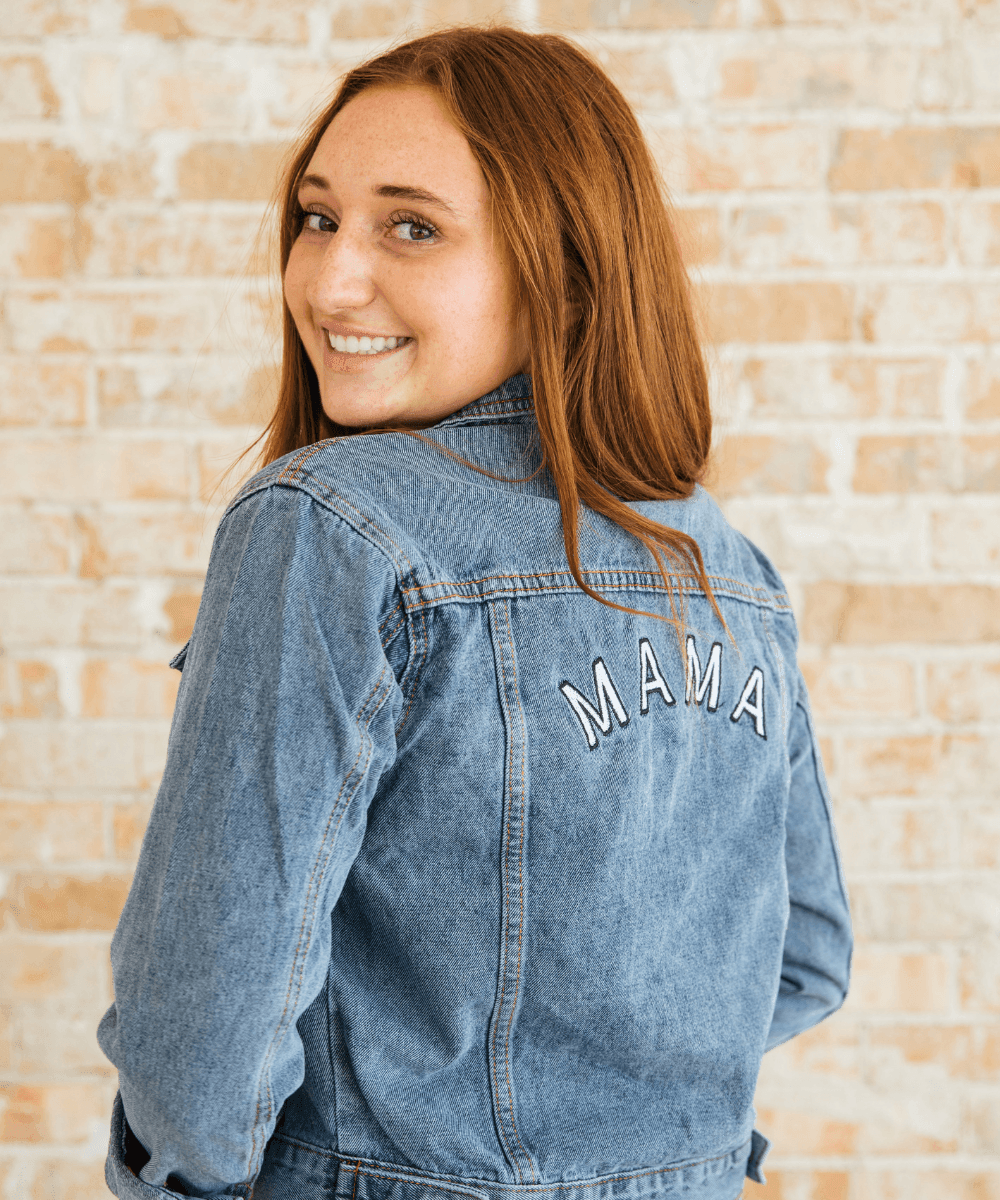 Blue Denim Mama Jacket LuxuryLifeWay Online Store