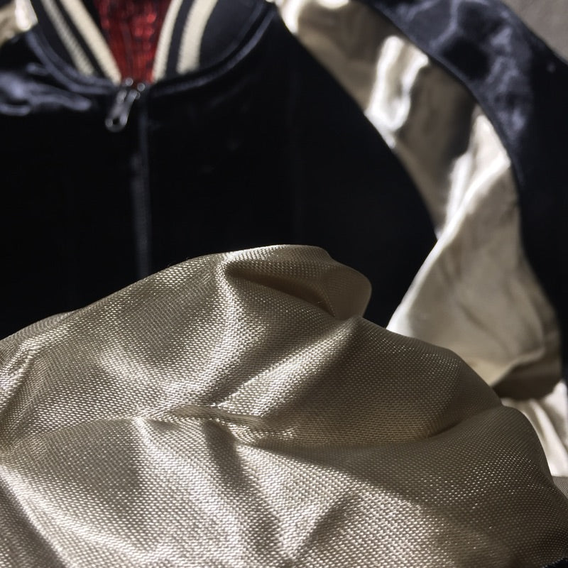 Men's Double-Sided Embroidered Jacket with Four Gods Pi-Mart
