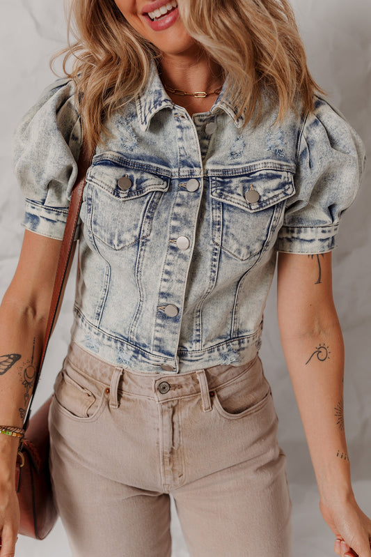 Eleanor Chest Puff Sleeve Jacket LuxuryLifeWay Online Store
