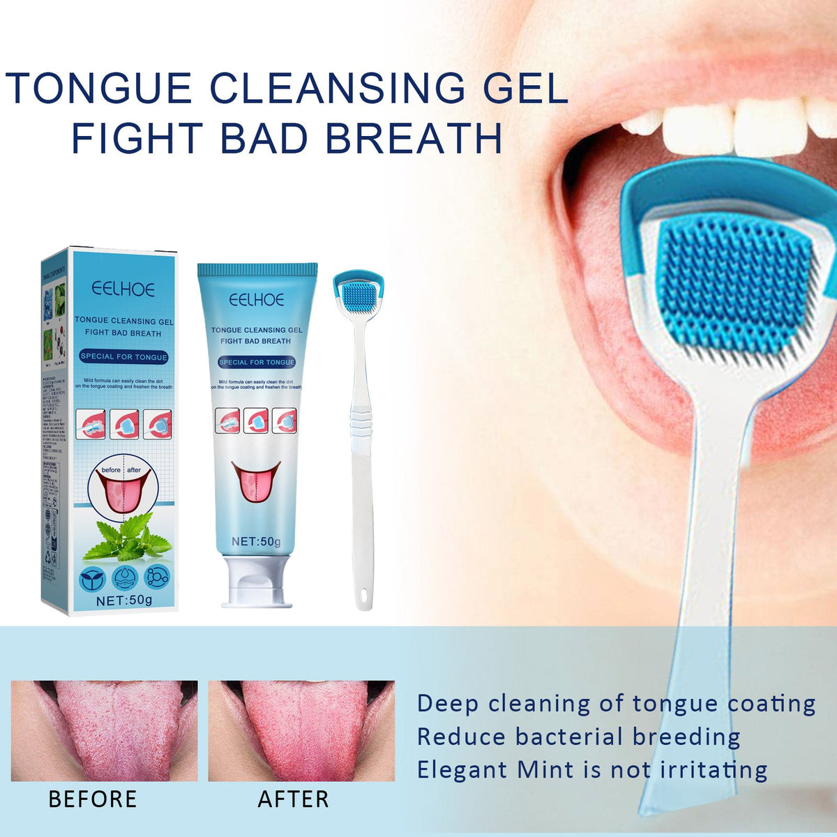 Oral Cleansing Gel 50g-box Tri Light Beauty