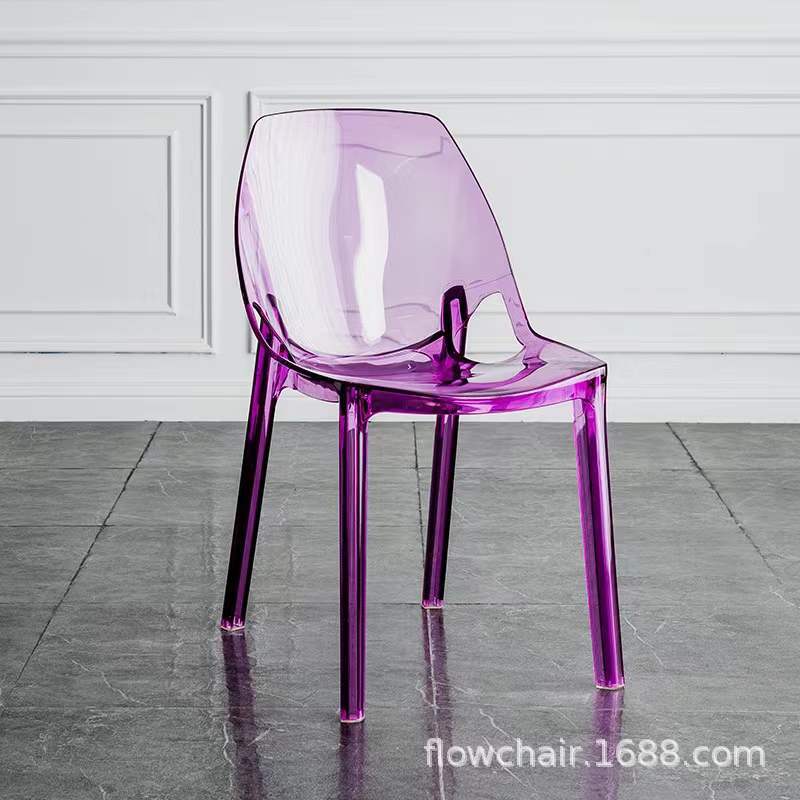 Fashionable Nordic Acrylic Crystal Makeup Chair LadyShow.Store