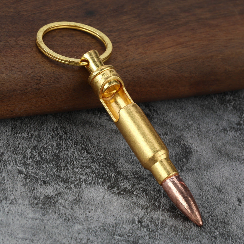 Metal Keychains Bullet Bottle Opener Creative Pendant LadyShow.Store