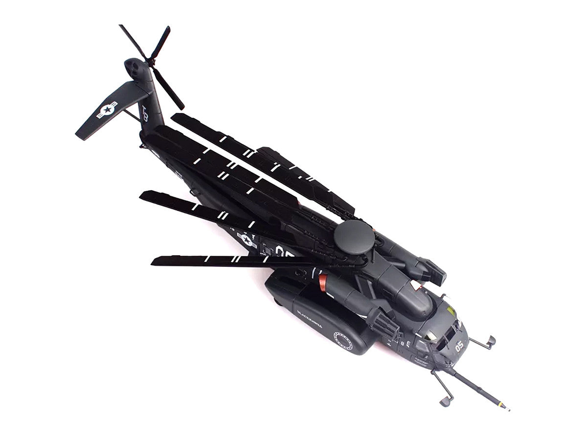 Sikorsky MH-53E Sea Dragon Helicopter "United States Navy Blackhawks Tail Number 05" Dark Gray 1/72 Diecast Model by Panzerkampf LuxuryLifeWay Online Store