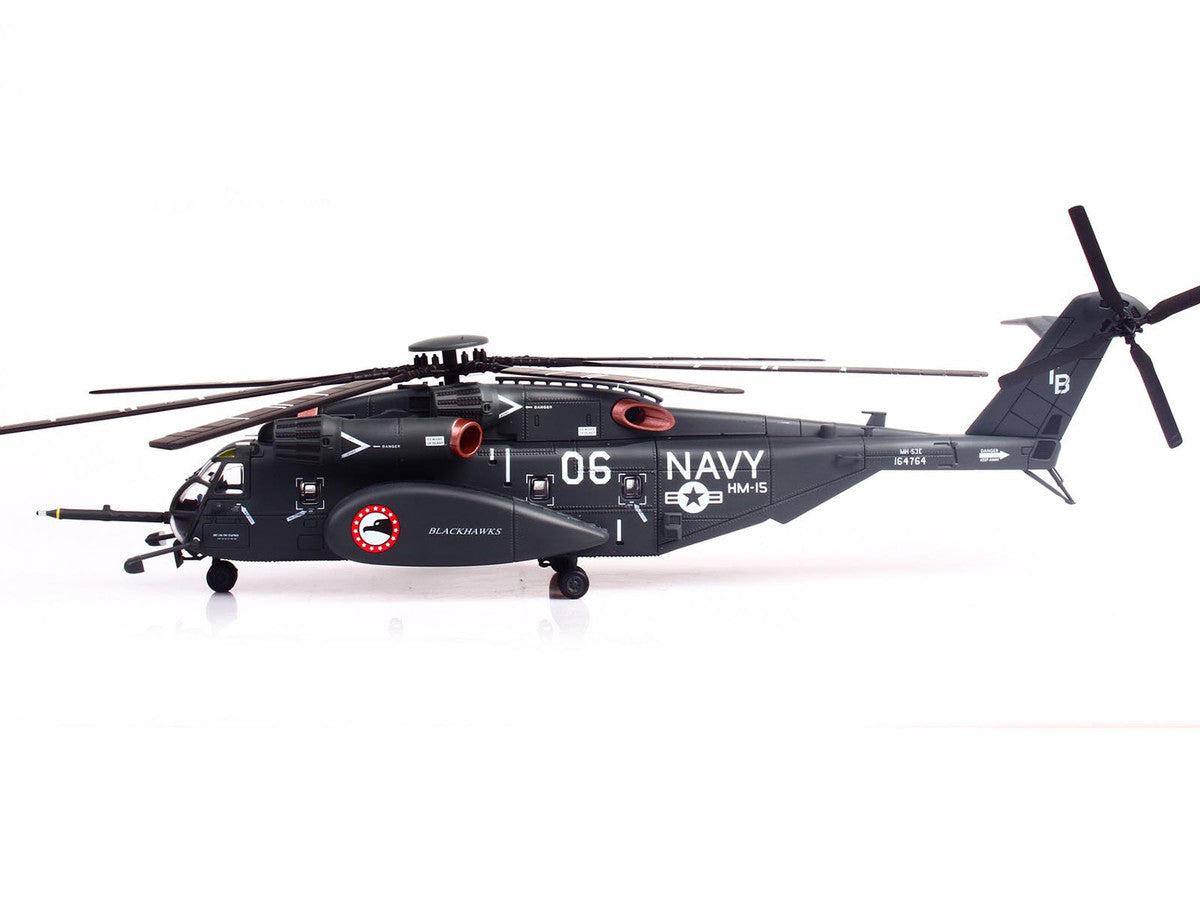 Sikorsky MH-53E Sea Dragon Helicopter "United States Navy Blackhawks Tail Number 06" Dark Gray 1/72 Diecast Model by Panzerkampf LuxuryLifeWay Online Store
