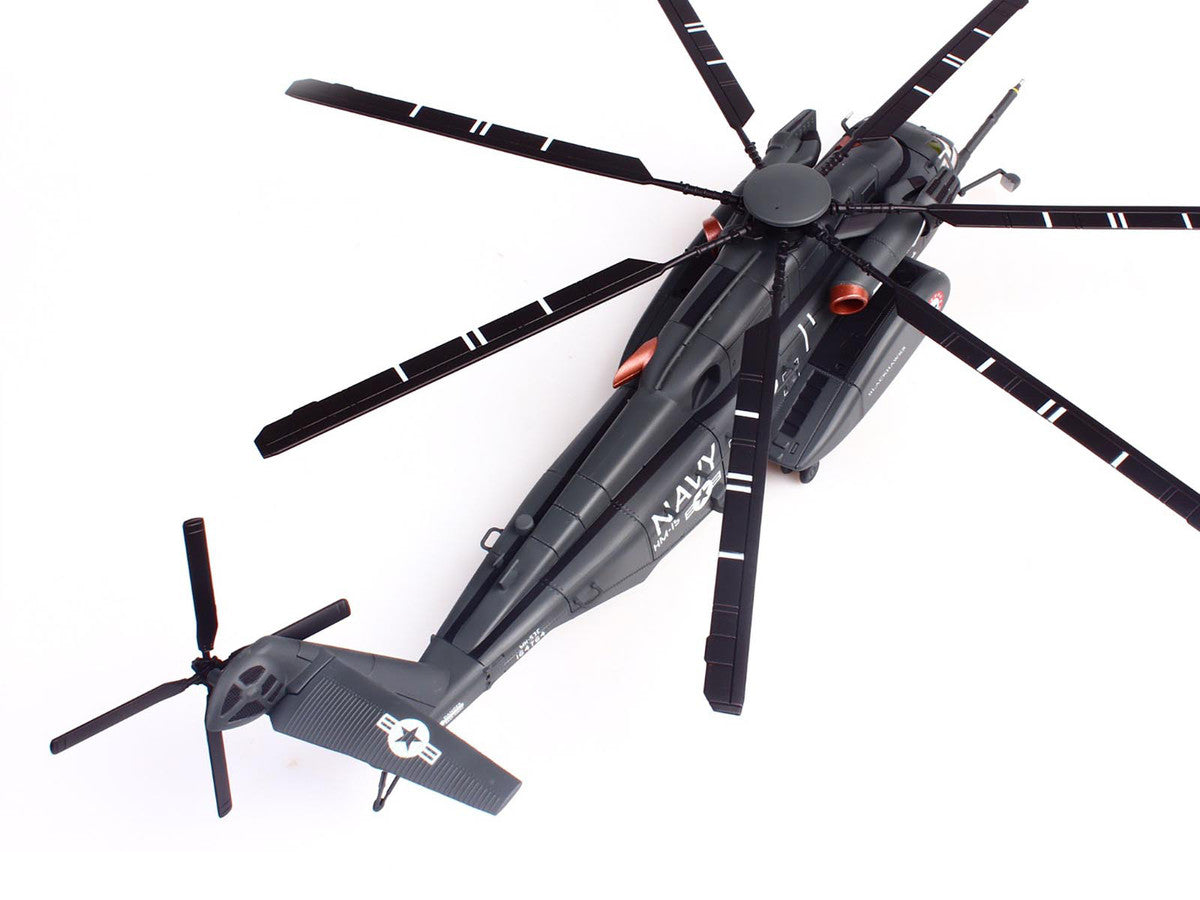 Sikorsky MH-53E Sea Dragon Helicopter "United States Navy Blackhawks Tail Number 06" Dark Gray 1/72 Diecast Model by Panzerkampf LuxuryLifeWay Online Store