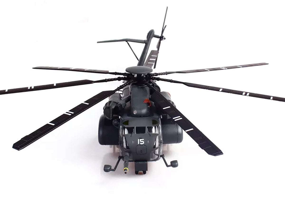 Sikorsky MH-53E Sea Dragon Helicopter "United States Navy Blackhawks Tail Number 15" Dark Gray 1/72 Diecast Model by Panzerkampf LuxuryLifeWay Online Store