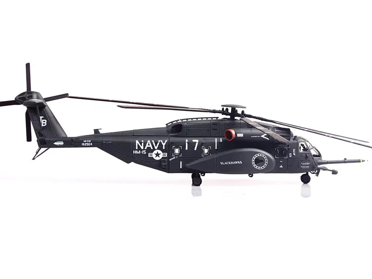 Sikorsky MH-53E Sea Dragon Helicopter "United States Navy Blackhawks Tail Number 17" Dark Gray 1/72 Diecast Model by Panzerkampf LuxuryLifeWay Online Store