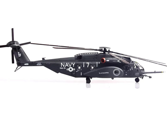 Sikorsky MH-53E Sea Dragon Helicopter "United States Navy Blackhawks Tail Number 17" Dark Gray 1/72 Diecast Model by Panzerkampf LuxuryLifeWay Online Store