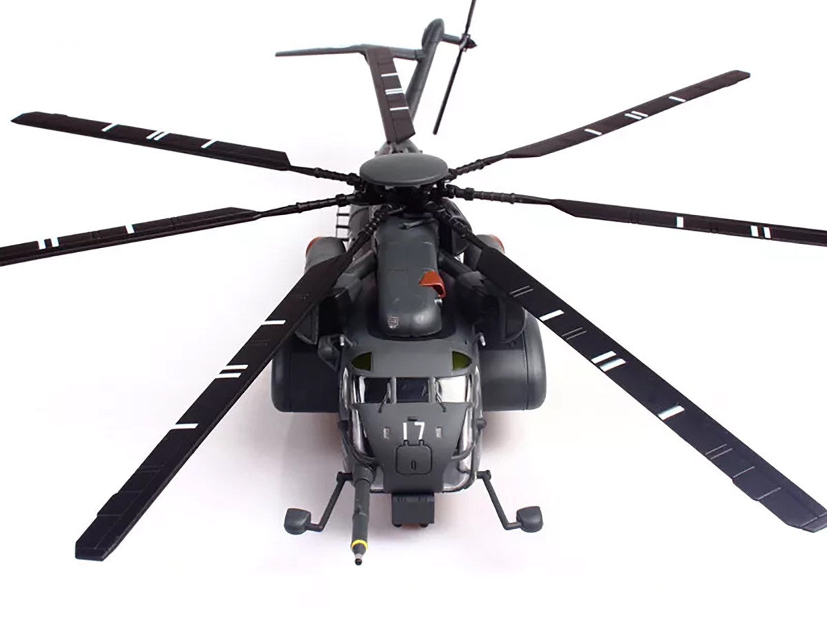 Sikorsky MH-53E Sea Dragon Helicopter "United States Navy Blackhawks Tail Number 17" Dark Gray 1/72 Diecast Model by Panzerkampf LuxuryLifeWay Online Store