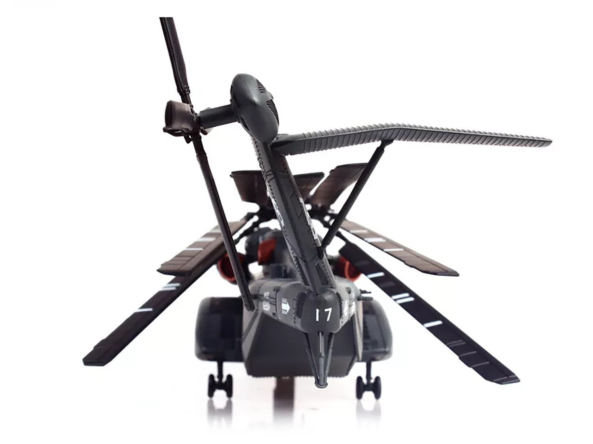 Sikorsky MH-53E Sea Dragon Helicopter "United States Navy Blackhawks Tail Number 17" Dark Gray 1/72 Diecast Model by Panzerkampf LuxuryLifeWay Online Store