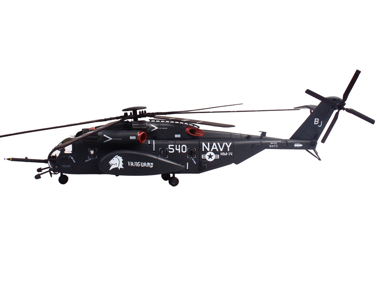 Sikorsky MH-53E Sea Dragon Helicopter "United States Navy Vanguard Tail Number 540" Dark Gray 1/72 Diecast Model by Panzerkampf LuxuryLifeWay Online Store