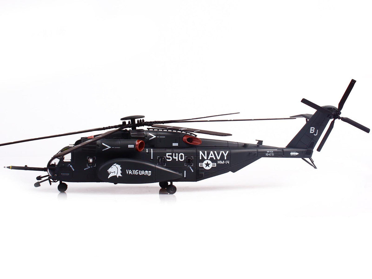 Sikorsky MH-53E Sea Dragon Helicopter "United States Navy Vanguard Tail Number 540" Dark Gray 1/72 Diecast Model by Panzerkampf LuxuryLifeWay Online Store