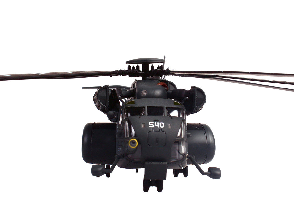 Sikorsky MH-53E Sea Dragon Helicopter "United States Navy Vanguard Tail Number 540" Dark Gray 1/72 Diecast Model by Panzerkampf LuxuryLifeWay Online Store
