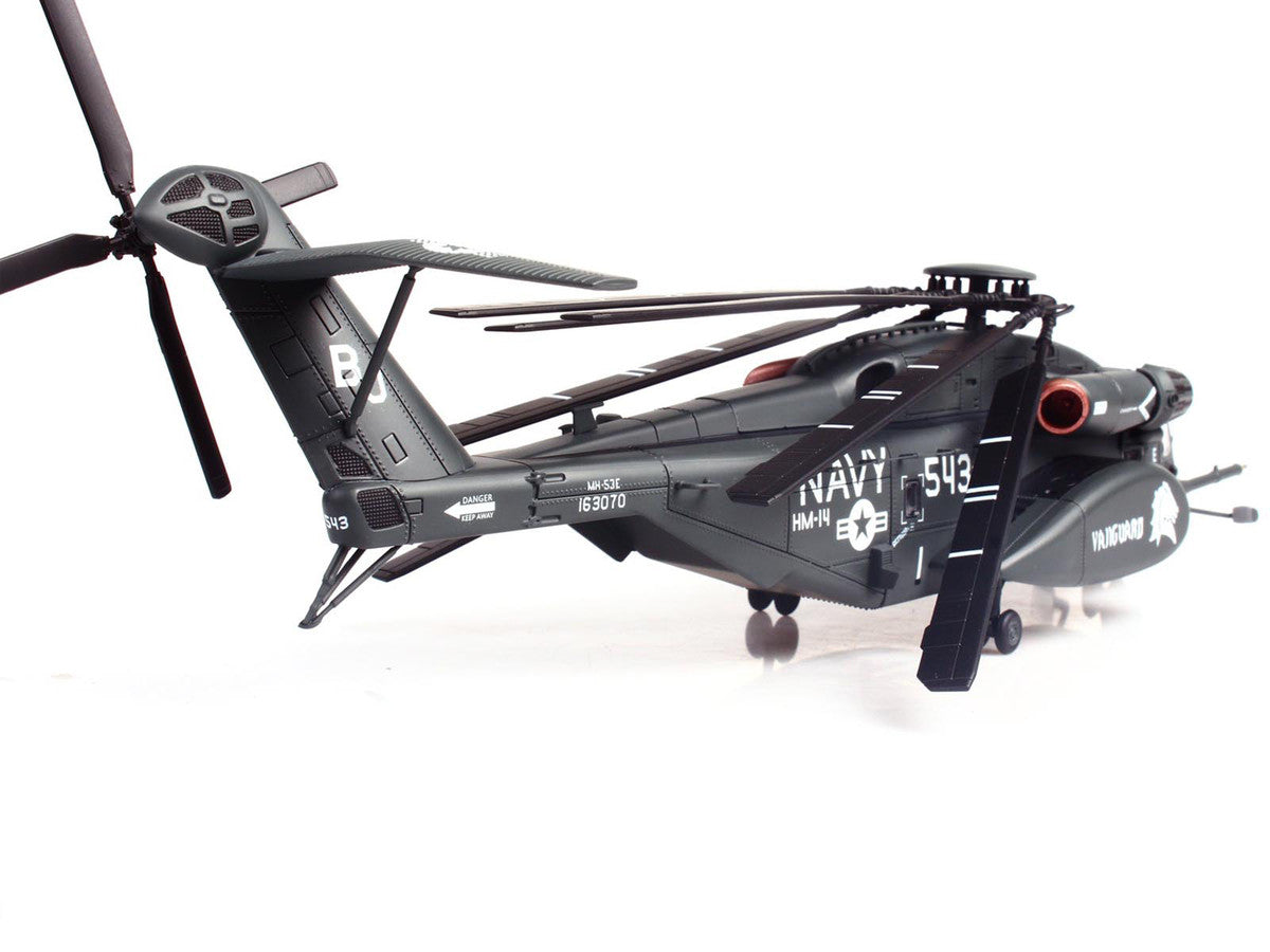Sikorsky MH-53E Sea Dragon Helicopter "United States Navy Vanguard Tail Number 543" Dark Gray 1/72 Diecast Model by Panzerkampf LuxuryLifeWay Online Store