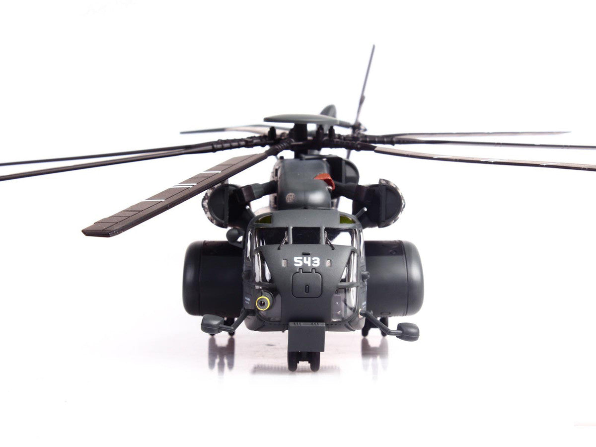 Sikorsky MH-53E Sea Dragon Helicopter "United States Navy Vanguard Tail Number 543" Dark Gray 1/72 Diecast Model by Panzerkampf LuxuryLifeWay Online Store