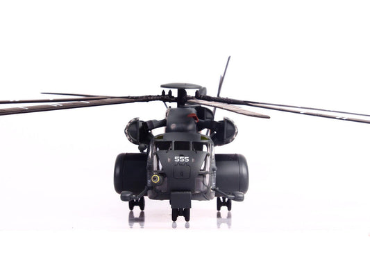Sikorsky MH-53E Sea Dragon Helicopter "United States Navy Vanguard Tail Number 555" Dark Gray 1/72 Diecast Model by Panzerkampf LuxuryLifeWay Online Store