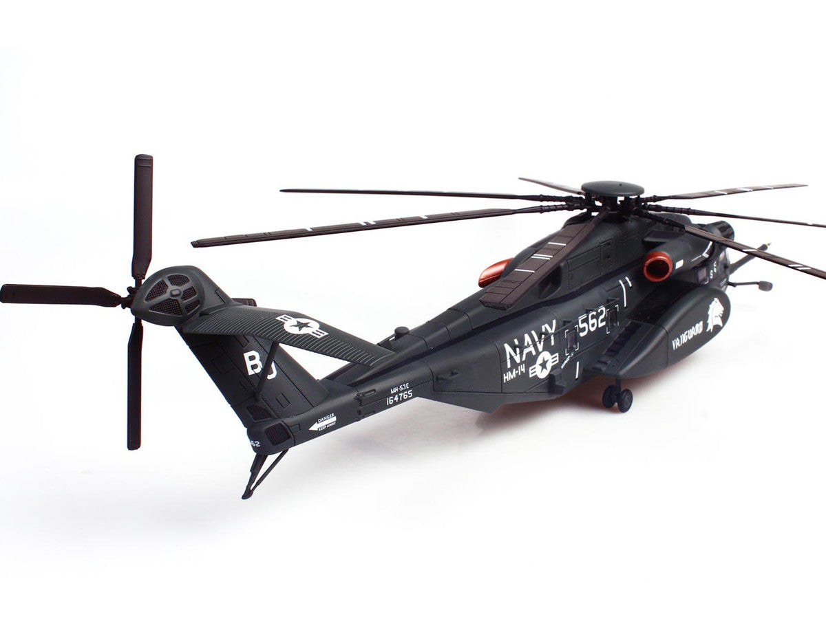 Sikorsky MH-53E Sea Dragon Helicopter "United States Navy Vanguard Tail Number 562" Dark Gray 1/72 Diecast Model by Panzerkampf LuxuryLifeWay Online Store