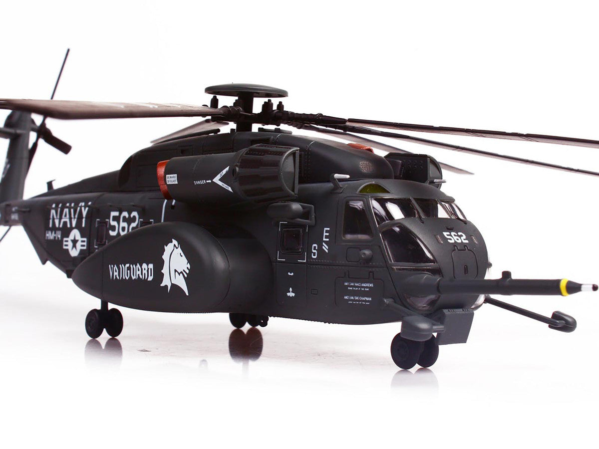 Sikorsky MH-53E Sea Dragon Helicopter "United States Navy Vanguard Tail Number 562" Dark Gray 1/72 Diecast Model by Panzerkampf LuxuryLifeWay Online Store