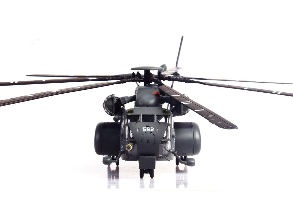 Sikorsky MH-53E Sea Dragon Helicopter "United States Navy Vanguard Tail Number 562" Dark Gray 1/72 Diecast Model by Panzerkampf LuxuryLifeWay Online Store