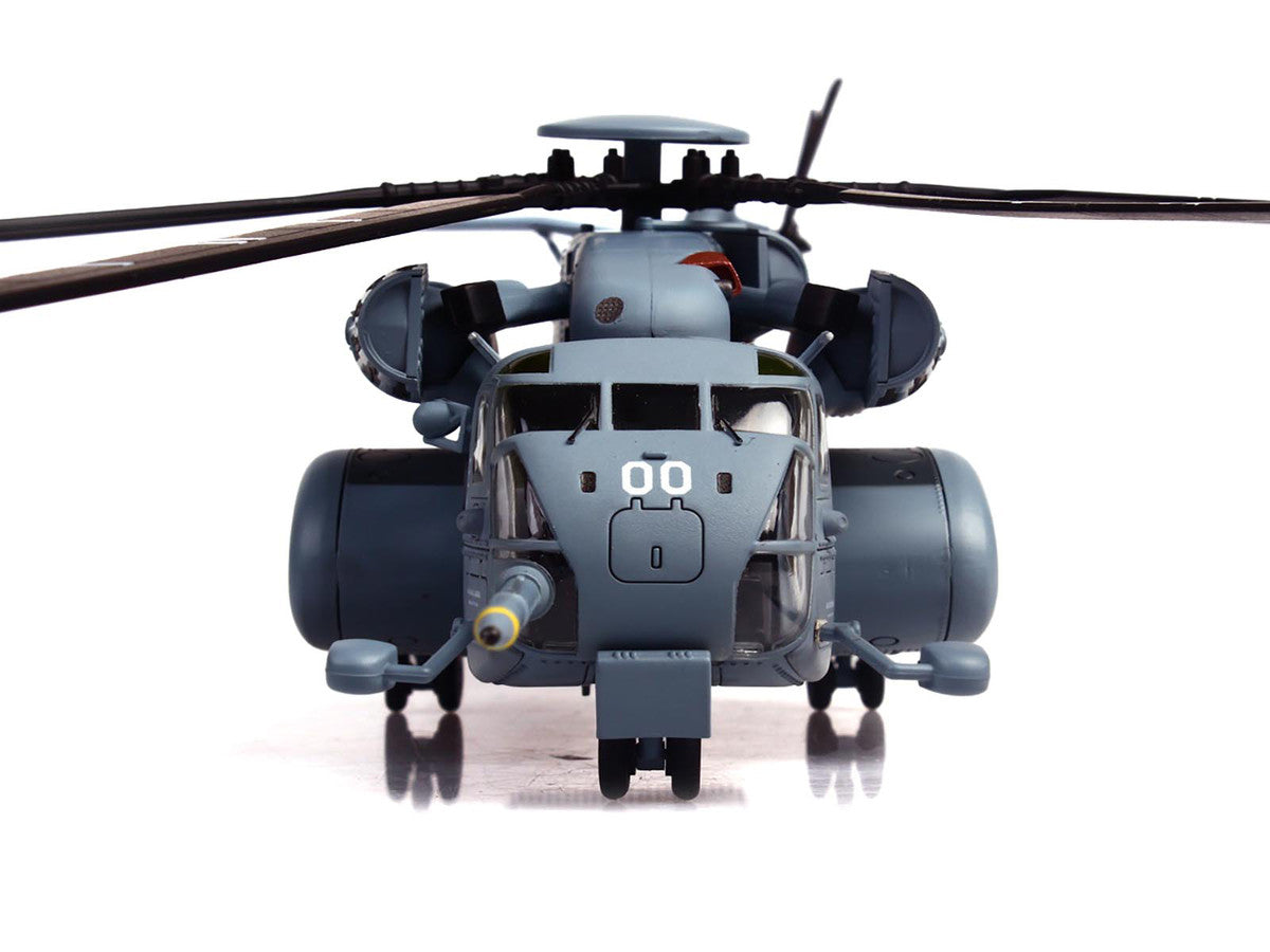 Sikorsky MH-53E Sea Dragon Helicopter "United States Navy Black Stallions Tail Number 00" Light Gray 1/72 Diecast Model by Panzerkampf LuxuryLifeWay Online Store
