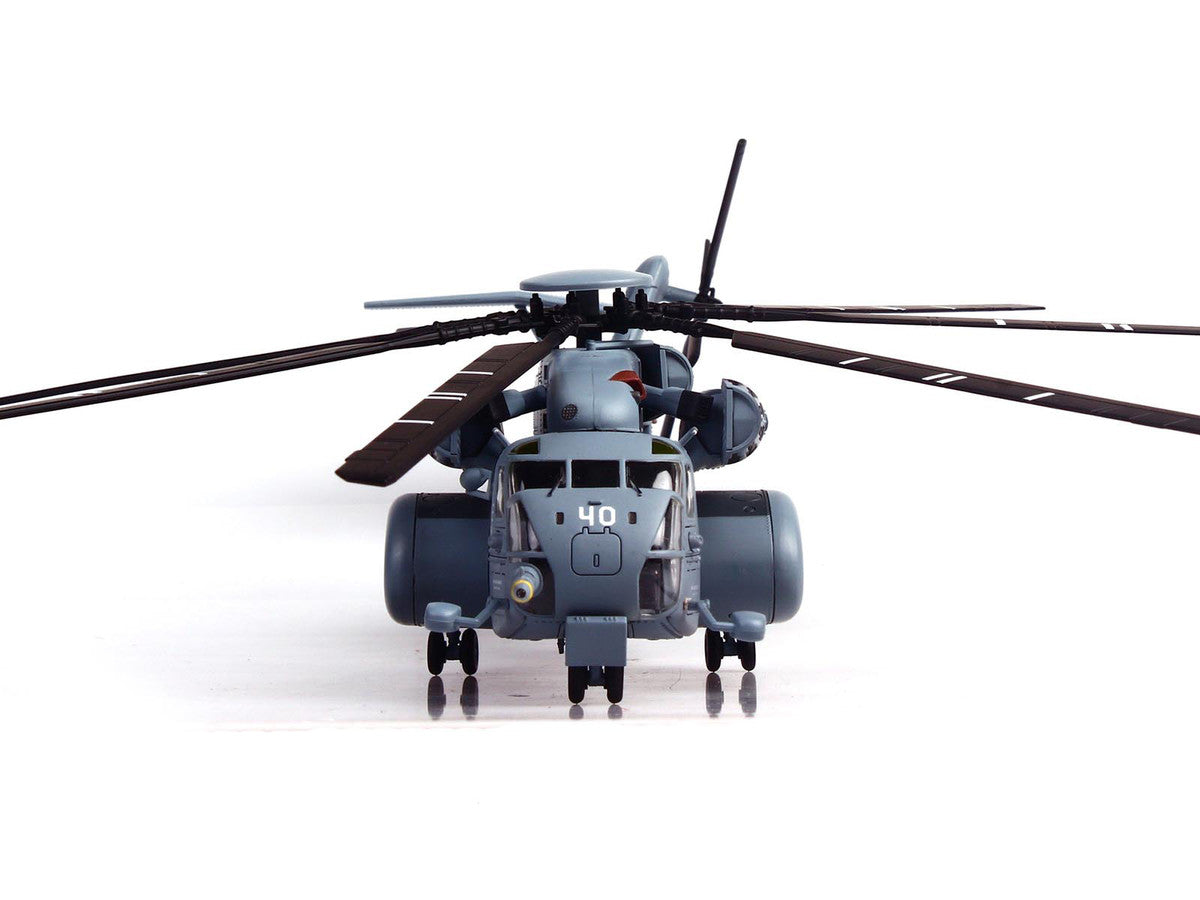 Sikorsky MH-53E Sea Dragon Helicopter "United States Navy Black Stallions Tail Number 40" Light Gray 1/72 Diecast Model by Panzerkampf LuxuryLifeWay Online Store