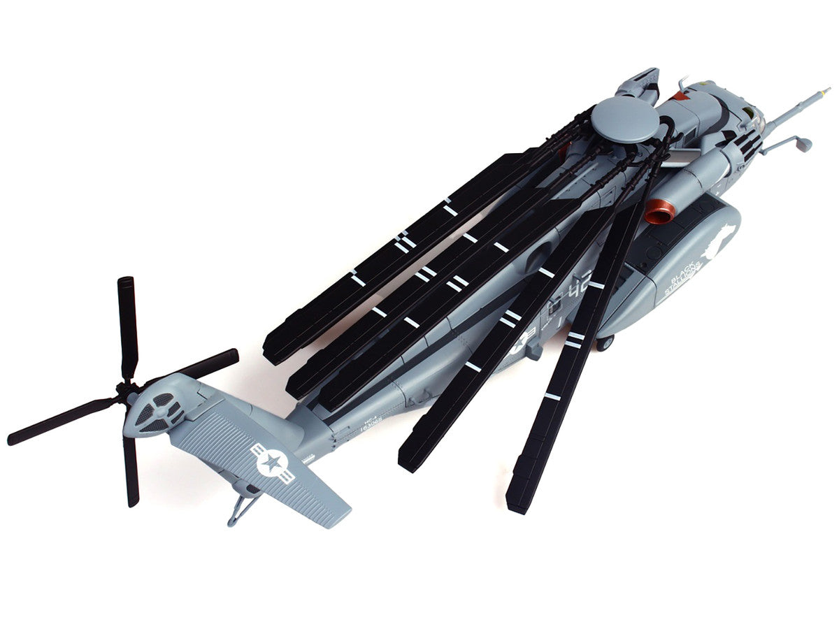 Sikorsky MH-53E Sea Dragon Helicopter "United States Navy Black Stallions Tail Number 42" Light Gray 1/72 Diecast Model by Panzerkampf LuxuryLifeWay Online Store