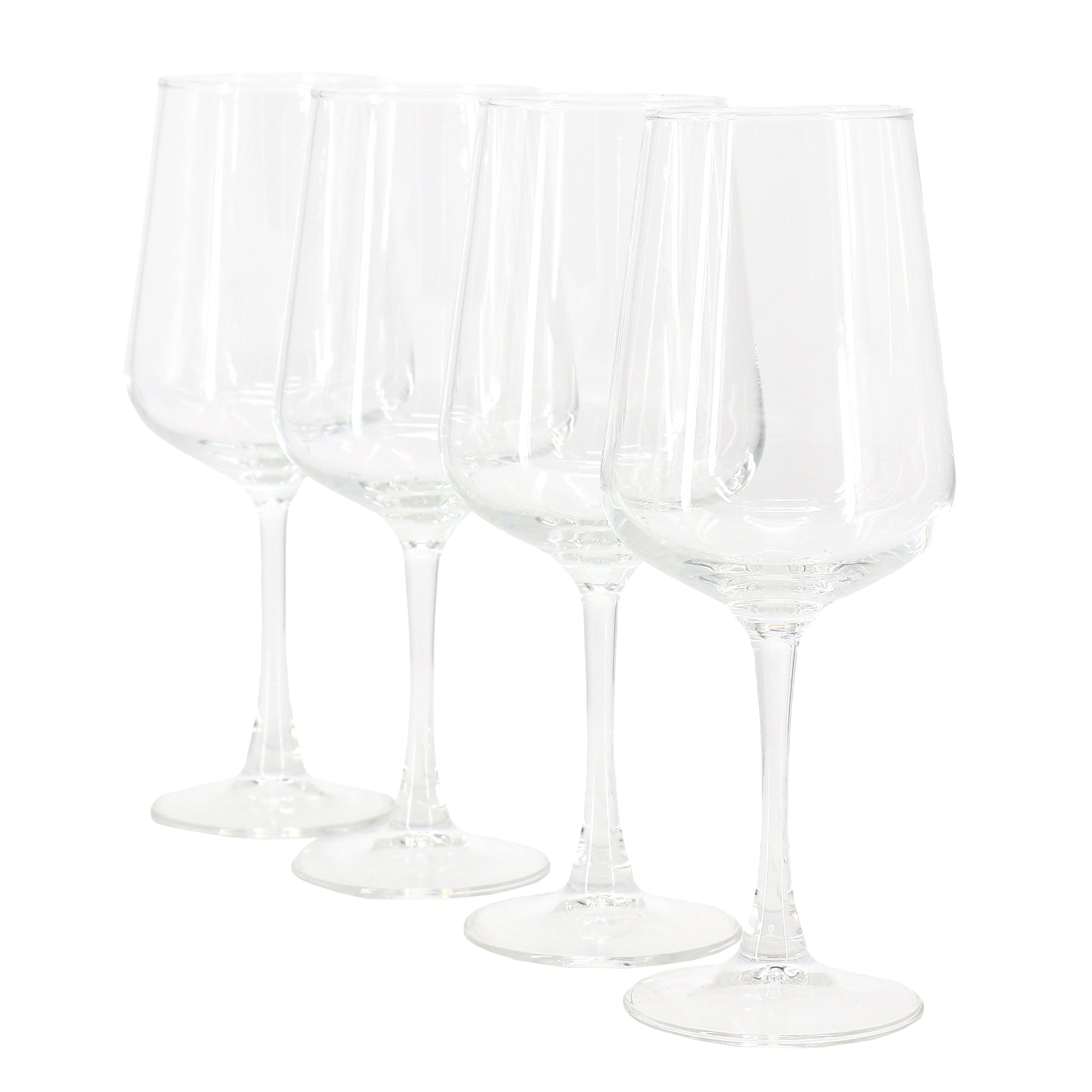 Gibson Home Belinni 4 Piece 15.4 Ounce Classic Wine Glass Set LuxuryLifeWay Online Store