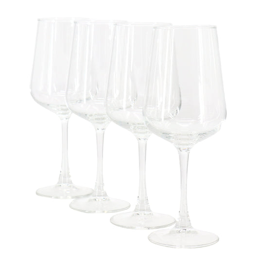 Gibson Home Belinni 4 Piece 15.4 Ounce Classic Wine Glass Set LuxuryLifeWay Online Store