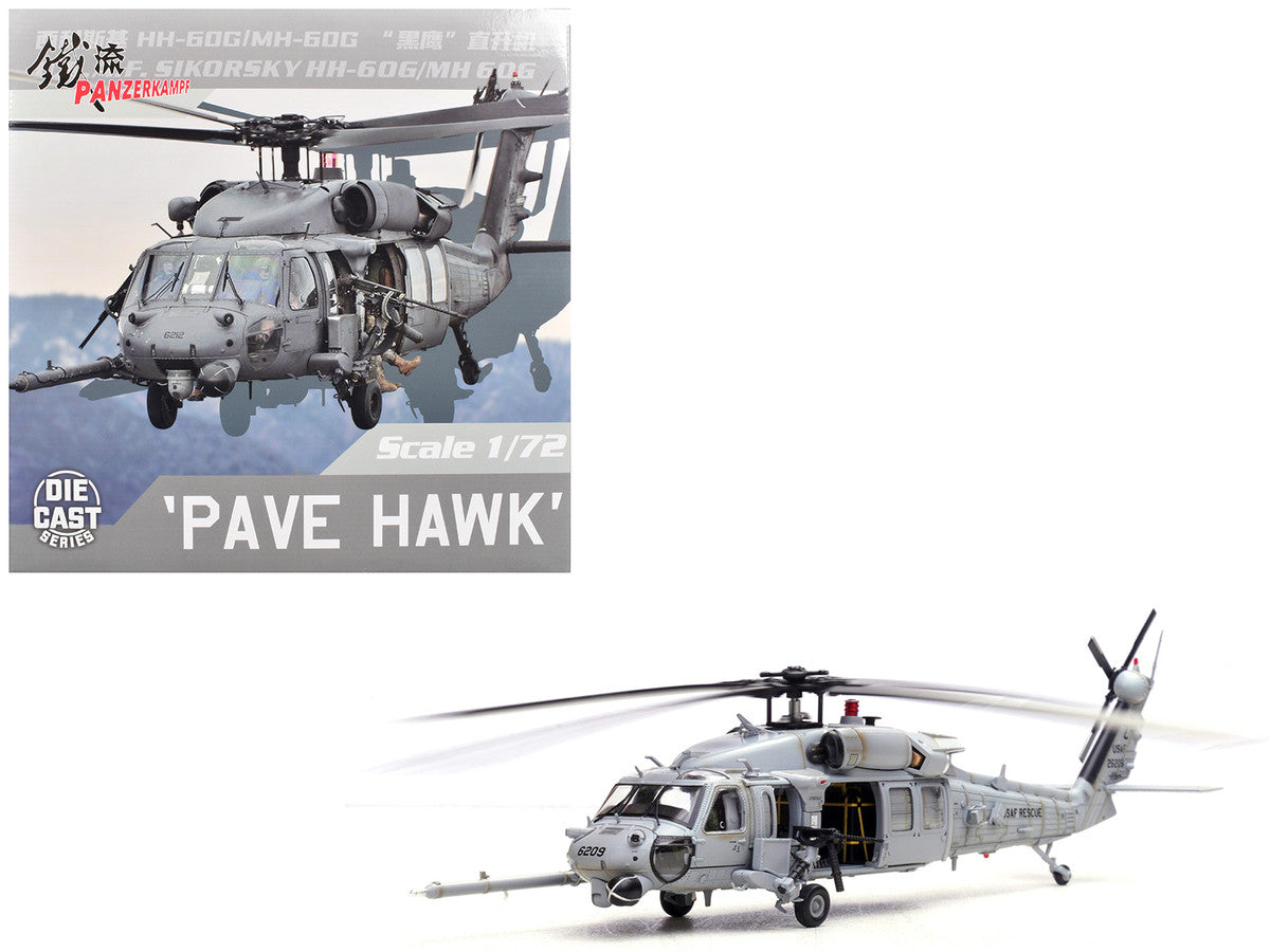 Sikorsky HH-60G Pave Hawk Helicopter "89-26209 33rd RQS Kadena Air Base Japan" (2012) United States Air Force 1/72 Diecast Model by Panzerkampf LuxuryLifeWay Online Store