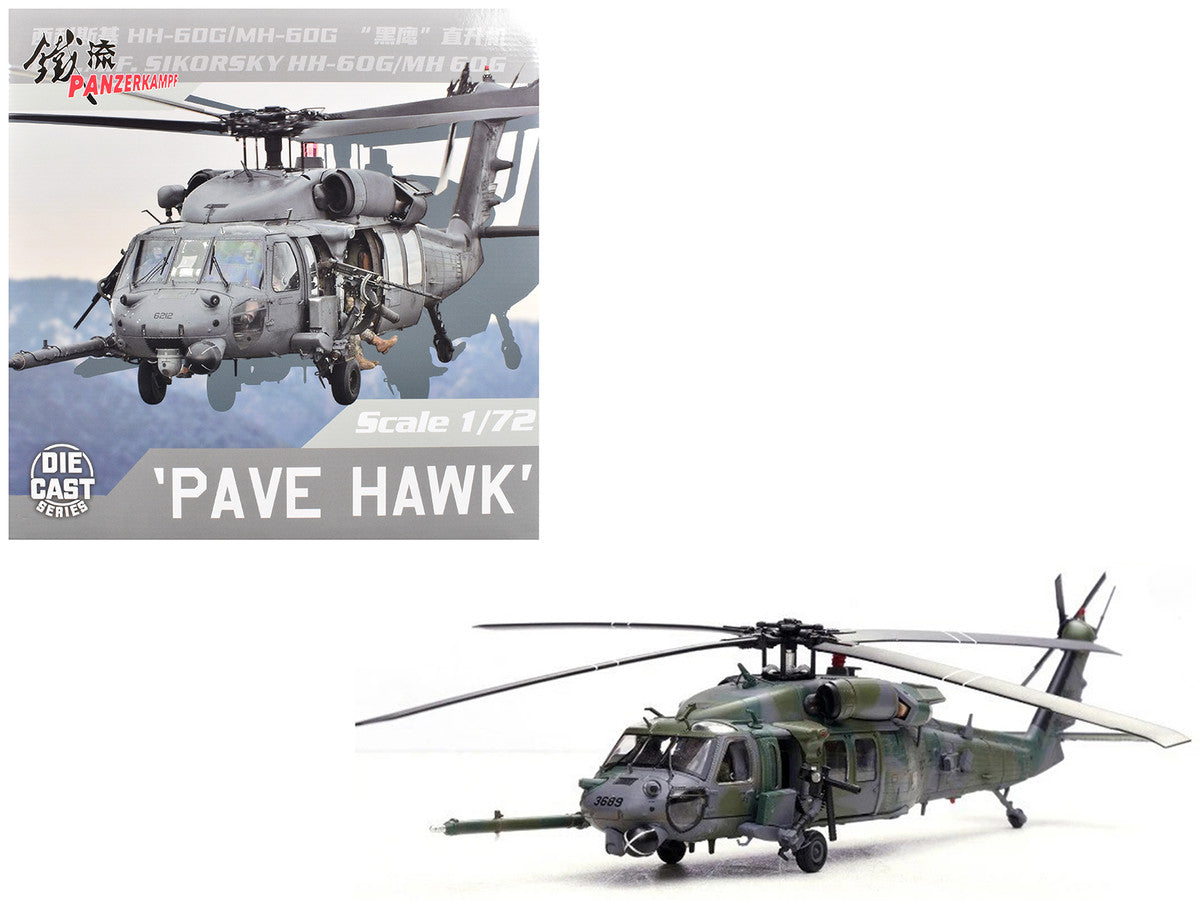 Sikorsky HH-60G Pave Hawk Helicopter "23689 512th RQS 58 OG 58 SOW Kirtland AFB NM" United States Air Force 1/72 Diecast Model by Panzerkampf LuxuryLifeWay Online Store