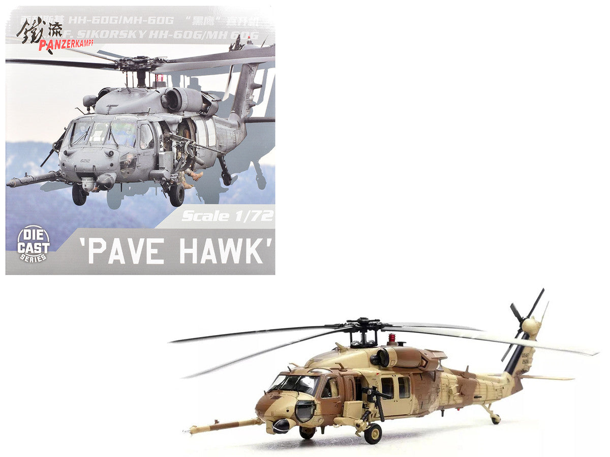 Sikorsky MH-60G Pave Hawk Helicopter "87-26011 1st SOW 55th SOS Kuwait Operation Desert Storm" (1991) United States Air Force 1/72 Diecast Model by Panzerkampf LuxuryLifeWay Online Store