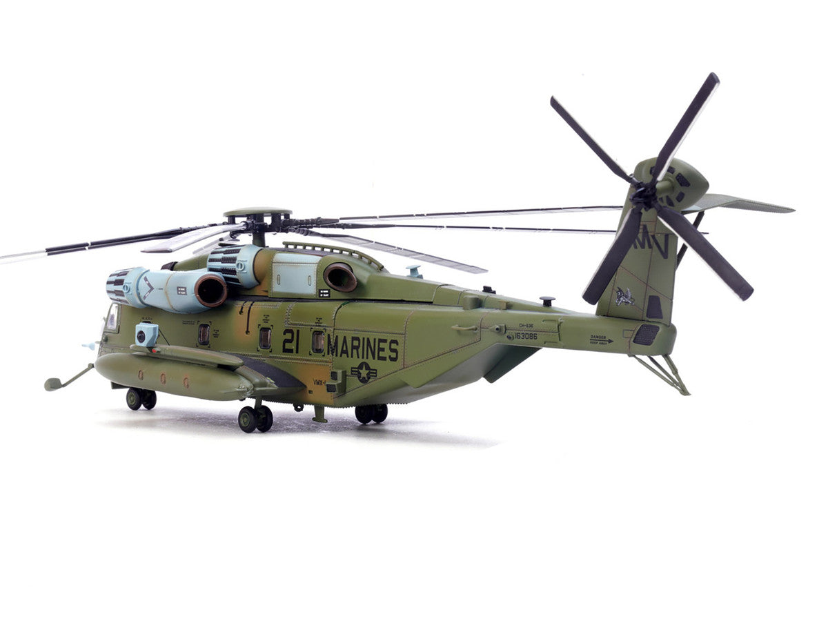 Sikorsky CH-53E Super Stallion Helicopter #21 "163086 VMX-1 MCAS Yuma" (2021) United States Marine Corps 1/72 Diecast Model by Panzerkampf LuxuryLifeWay Online Store