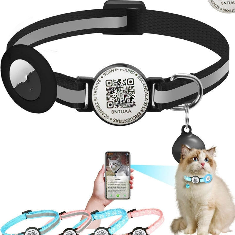 QR Code Collar Positioning Anti-lost Tracking Pet Collar Pets Fashion