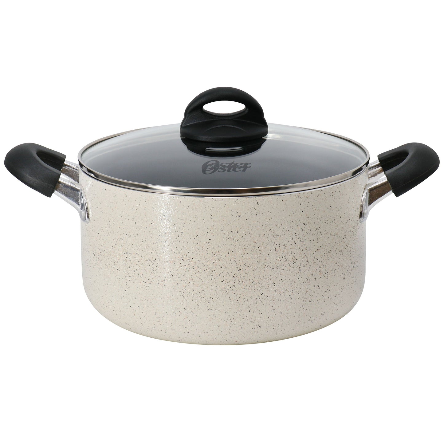 Oster Clairborne 6 Quart Aluminum Nonstick Dutch Oven with Lid in Sand LuxuryLifeWay Online Store