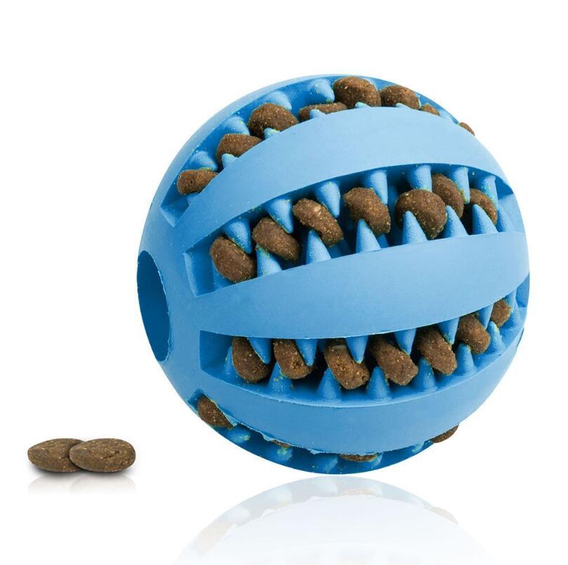 Pet Slow Feeder Dog Toy Cute Funny Rubber Dog Ball Toy Pets Fashion