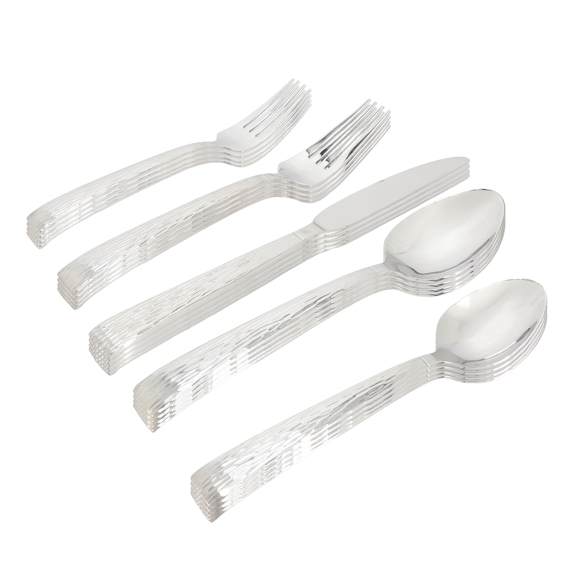 Gibson Home Cowper 20 Piece Stainless Steel Flatware Set in Silver LuxuryLifeWay Online Store