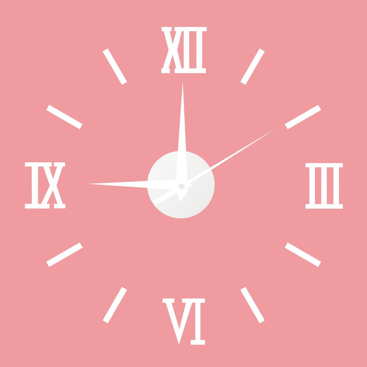 Creative acrylic wall clock, wall sticker clock, living room clock PearlNestDecor.com