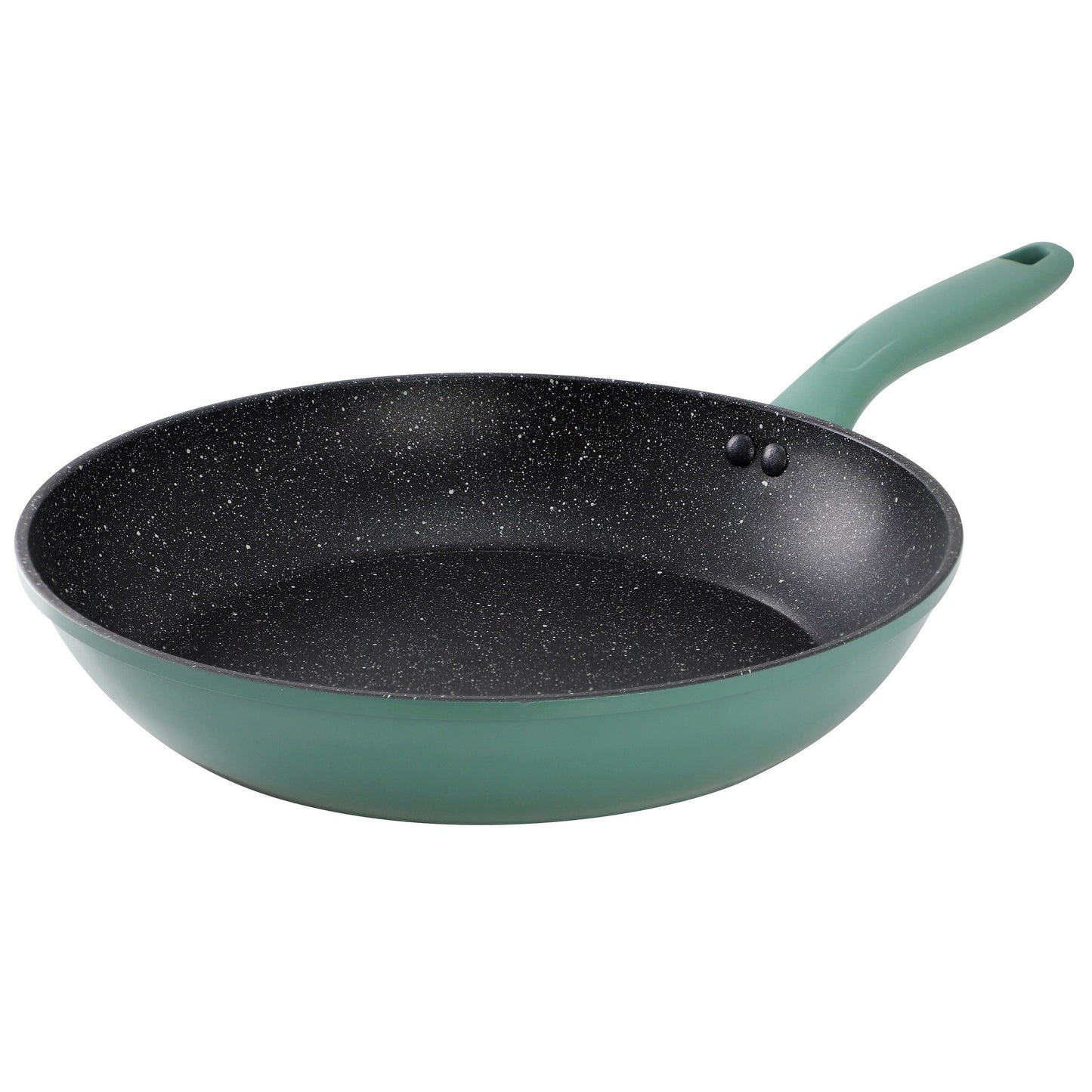 Gibson Home Barnsdall 12in Nonstick Aluminum Frying Pan in Green LuxuryLifeWay Online Store